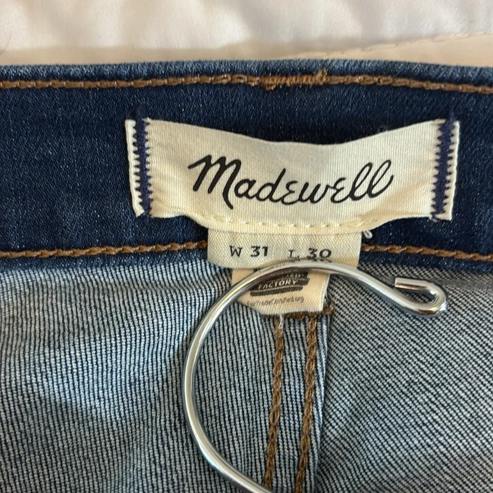 Madewell Men's Slim Fit Denim Jeans - Deep Blue